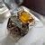 Buy Natural Dur Al Najaf Stone Ring Dur E Najaf Ring Shia Rings Najaf ...