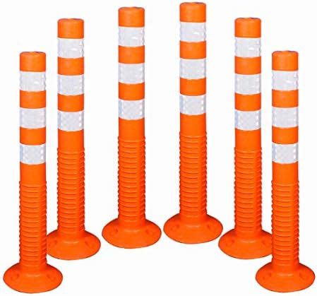 Ladwa Flexible Plastic Spring Post Barrier (Pack of 6) High Grade ...