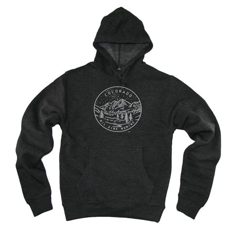 COLORADO HOODIE | STATE SEAL | NIL SINE NUMINE – My State Threads