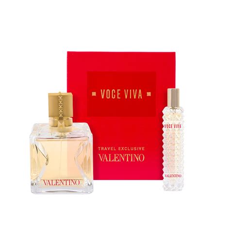 Valentino Voce Viva set: EdP 100 ml +Travel Spray 15 ml | Excaliburshop