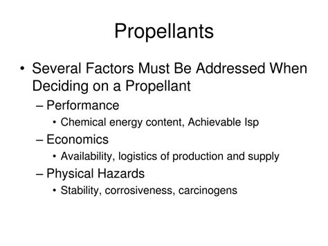 Classification of Propellant with Example 的图像结果