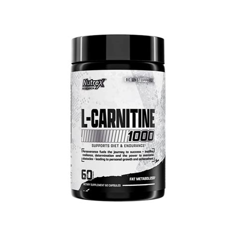 Nutrex Carnitina 1000 60 Cap. – Right Nutrition