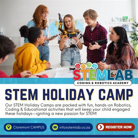 STEMLab Holiday Camp , STEMLab Claremont , Cape Town, 30 June to 2 July ...