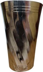 Craft World Pure Brass Glass 600 ml, (H-5 Inch) Heavy Brass Glass(590g ...