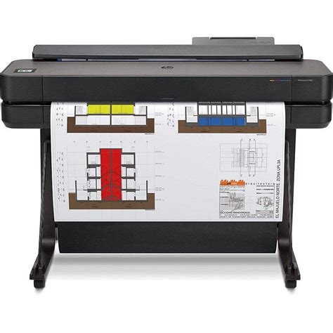HP DesignJet T650 Large Format 36-inch Plotter Printer, with Roll Cover ...