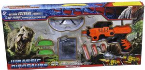 Shopaholic Jurassic Dinosaurs Soft & Crystal Bullet Guns Water Gun ...