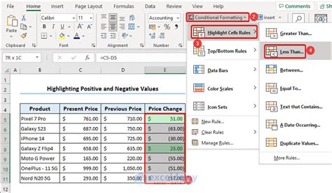 Image result for Excel Creating a Formula Using Positive and Negative Values