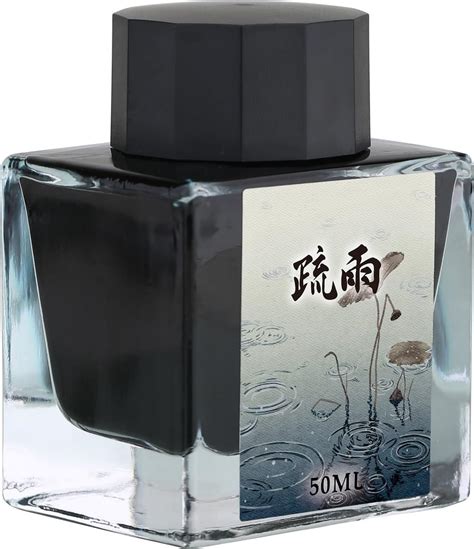 Moonman Indigo 50ml Glass Bottle Fountain Pen Colour Ink No Blocking ...