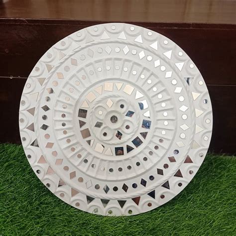 Kutch Lippan Mud & Mirror Work Wall Panel – Terracotta by Sachii