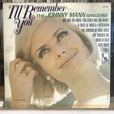 [POP]~EXC/VG+ LP~The JOHNNY MANN SINGERS~I'll Remember You~[1966 ...