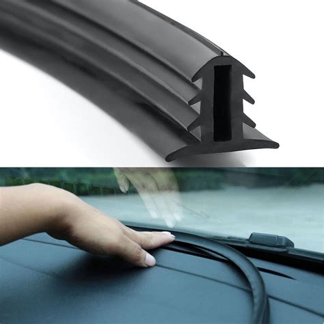 Yonput 1 Pack Car Door Rubber Seal Strip, 5.24Ft Center Console Edge Protector Acoustic Strip ...