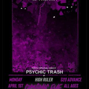 Conan // Psychic Trash // High Ruler at Cosmic Eye , Cosmic Eye Brewing ...