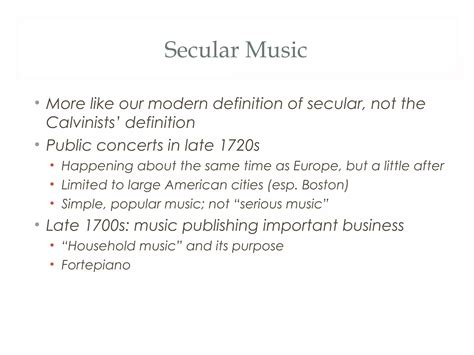 American Colonial and Revolutionary Music | PPT