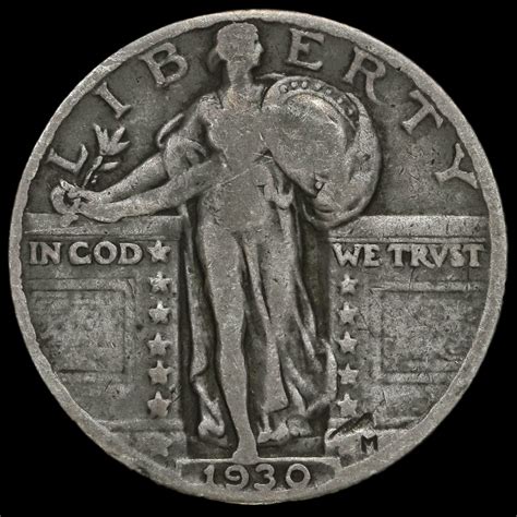 USA 1930 Standing Liberty Silver Quarter Dollar