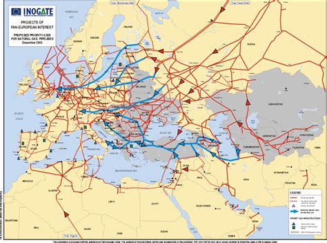 European Gas Pipelines
