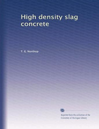 High density slag concrete : Amazon.in: Books