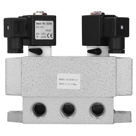 2 Position 5 Way Solenoids Valves, 0.15-0.8mpa Solenoid Valve Larger ...