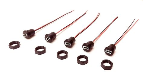 Buy ESPtronics Micro USB Female Socket Connector with Wire for PCB ...