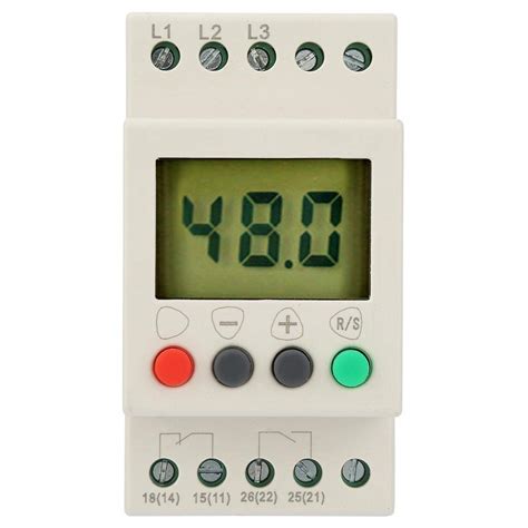 Buy Voltage Protective Relay 380V AC 50Hz 3 Phase Sequence Relay ...