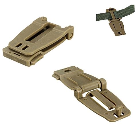 Futaba Molle Strap Backpack Webbing Connecting Buckle Clip - Khaki ...