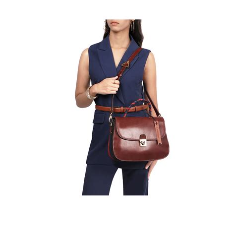 Buy Hidesign Green Womens Handbags