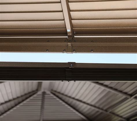 EROMMY 10x13ft Outdoor Galvanized Steel Hardtop Gazebo Canopy Aluminum ...