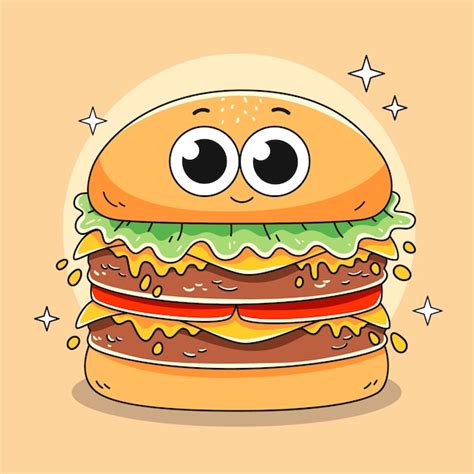 Cheeseburger Illustration Bilder - Kostenloser Download auf Freepik