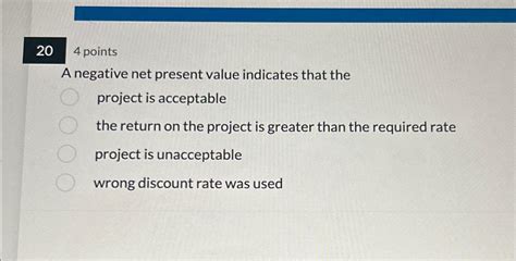 Negative Net Present Value Example 的图像结果