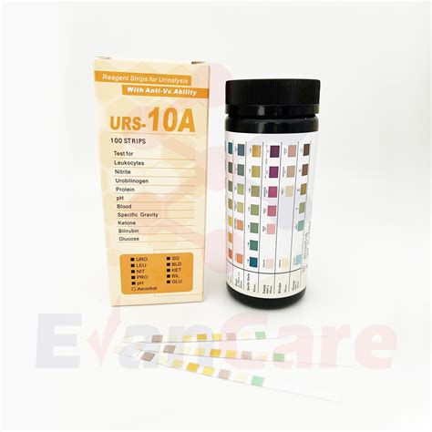 Evancare Routine Urinalysis Urs-10t Urine Bilirubin Test Strip - Urine ...