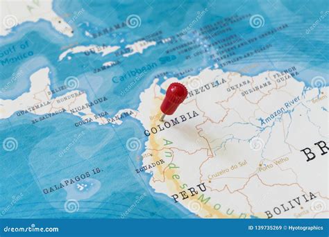 colombia on the world map