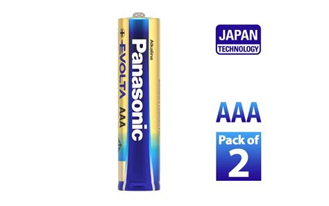 Panasonic Evolta New Improved Alkaline AAA Batteries 1.5V, 20-Pack ...
