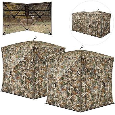 TIDEWE Hunting Blind, Double Ground Blinds 270° See India | Ubuy