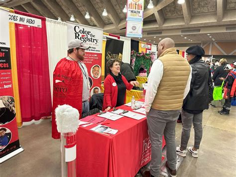 Volunteer at the CIAA Fan Fest Vendor Village Bone Marrow Registry ...