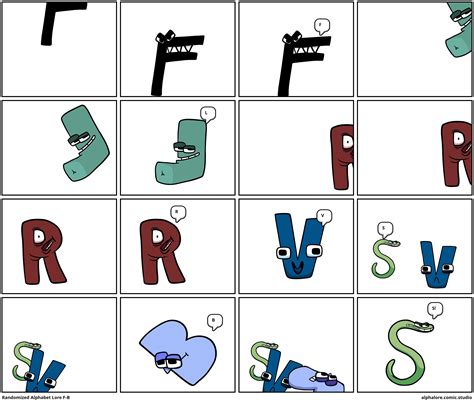 Randomized Alphabet Lore F-B - Comic Studio