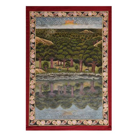 Buy Pichwai Painting, Hand Painted Pichwai Painting, Pichwai Forest ...