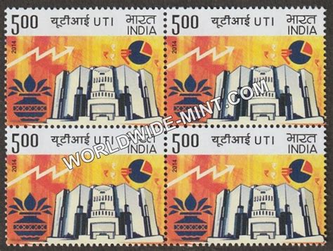 2014 Unit Trust of India Block of 4 MNH – Worldwidemint