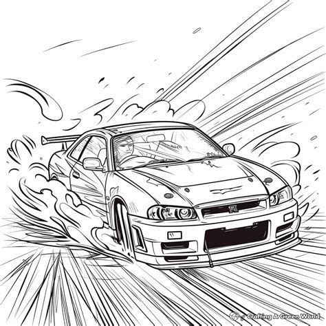 Fast And Furious Colouring