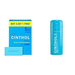 Buy Cinthol Cool Soap, 100g (Pack of 5) | with Icy-cool Menthol | Soaps ...