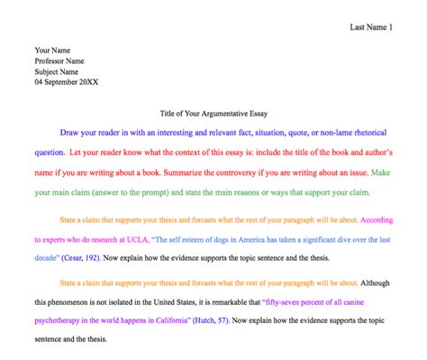 Image result for Controlling Idea Examples Argumentative Essay