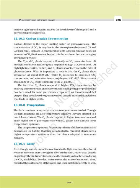 Photosynthesis In Higher Plants - NCERT Book of Class 11 Biology