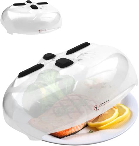 AccessCuisine Magnetic Microwave Cover - Microwave Lid Splatter Guard ...
