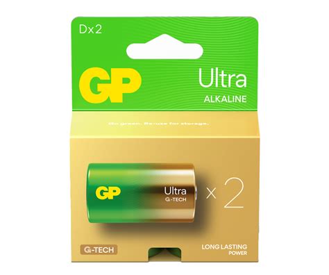GP Ultra Alkaline D Size Batteries | GP Batteries UK