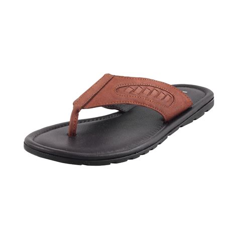 Mochi Men Tan Thong Sandals-7 UK (41 EU) (16-8816) : Amazon.in: Fashion