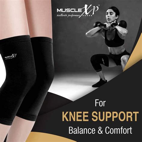 Buy MUSCLEXP DRFITNESS+ KNEE CAP & BRACE KNEE COMPRESSION SUPPORT KNEE ...