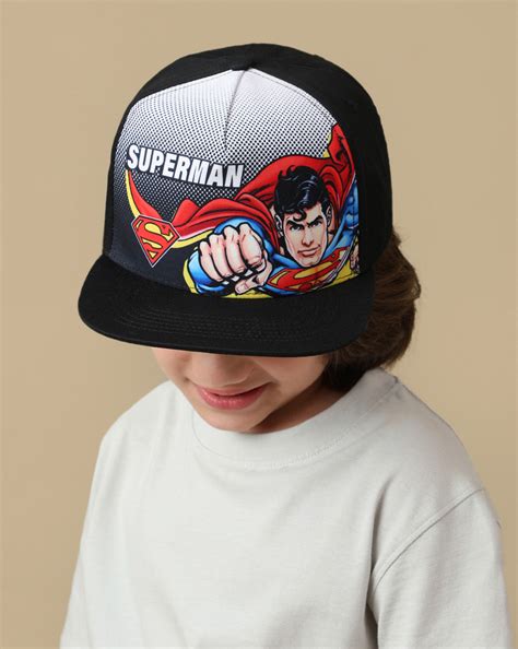 Superman Printed Snapback Cap For Boys – Kidsville