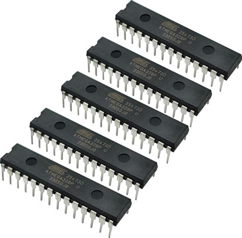 QUAINTBYTE 5 Pack ATmega328P-PU Microcontroller, 8-bit, with India | Ubuy