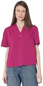 Buy VERO MODA Women's Regular fit Shirt (2092115008_Sepia Rose_XXL) at ...