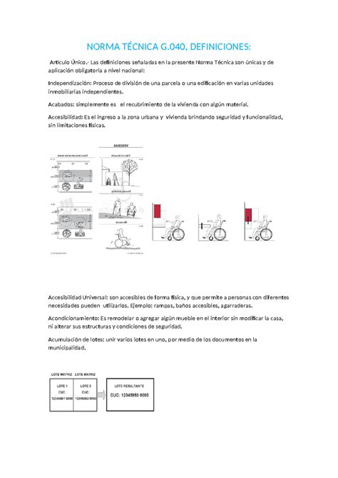 Norma Técnica de edificacion - NORMA TÉCNICA G, DEFINICIONES: Artículo ...