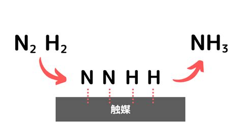 【化学反応式】N2 + 3H2 ⇄ 2NH3 | ねこでもわかる化学