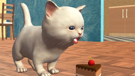 Kitten Home Adventure Craft Simulator 3D: Crazy Kitty Cat Evolution ...